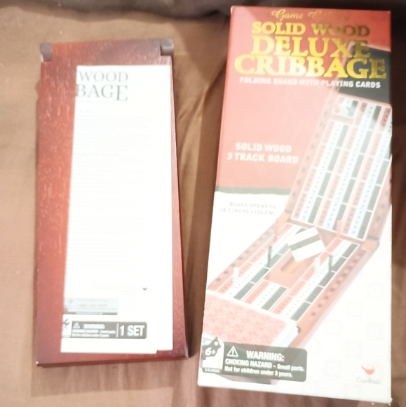 Vintage NIB  Cribbage board set - Picture 4 of 4
